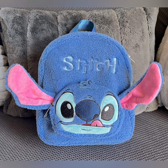 NWT! STITCH BACKPACK! SOFT & COMFY! LOADED WITH FREE NWT STITCH ITEMS! - Picture 2 of 3